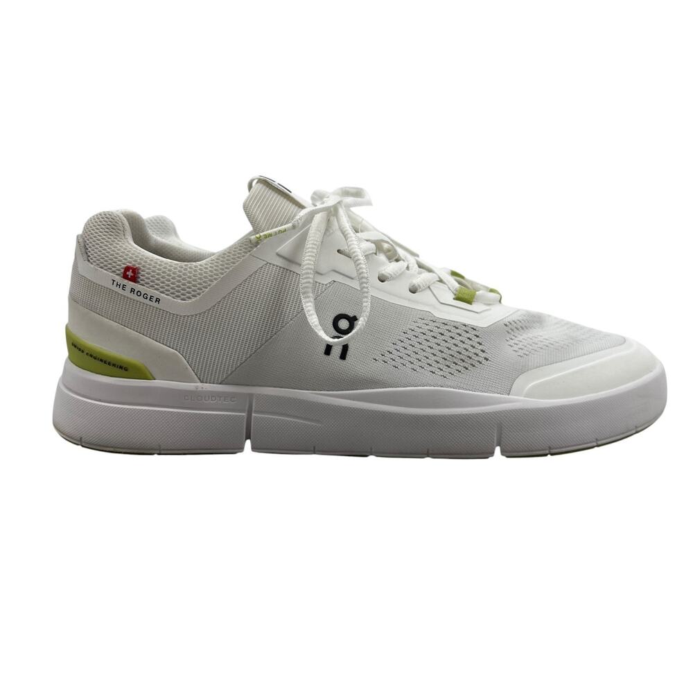 On Womens 11 Shoes White The Roger Spin Sneakers Lace Up Mesh Tennis 3WD11482260